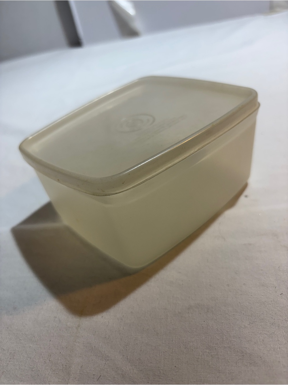 Vintage Tupperware Square Bowl with lid